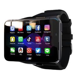 LOKMAT APPLLP MAX 4G WiFi Intelligente Della Vigilanza Degli Uomini Doppia Fotocamera Video Chiamate Android Orologio Telefono Cardiofrequenzimetro 4G + 64G Gioco Smartwatch