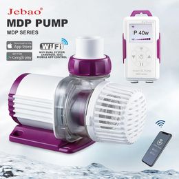 Pumps Jebao MDP Series New LCD Display with Wifi Control MDP2500 3500 5000 8000 10000 Fish Tank Aquarium Water Pump