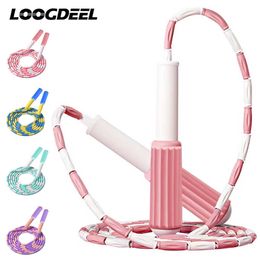 Jump Ropes LOOGDEEL Children Bamboo Skipping Rope Non-slip Handle Professional Kids Outdoor Home Sports Jump Exercise Tool Jumping Rope P230425