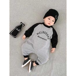 Clothing Sets Bodysuit Wind Net Red Baby Clothes Spring and Autumn Boys' Cotton Long Sleeved Outgoing Sweetheart Climbing Tide