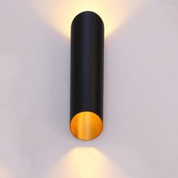 Wall Lamps Sconce Aluminum Lamp Bedside Minimalist Design Light Pipe Aisle Lighting Lounge Nordic Modern LED Lights Bra