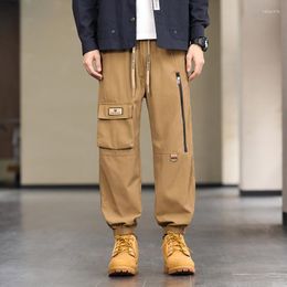 Men's Pants American Style Retro Work Clothes Men'S Spring And Summer Loose Casual Trend Wide Leg