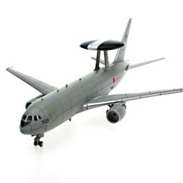 Aircraft Modle Scale 1/250 Plane Model Japan E-767 AWACS Military Aircraft Replica Aviation JASDF Airplane Collectible Toys for Boys 230426