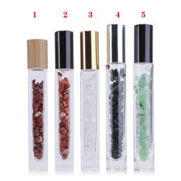 Hot Sale 10ml 768pcs/lot Thick Bottom Clear Roller Bottle With Jade Ball Bearing And Aluminium Cap