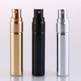 500pcs/lot 5ml Refillable Mini Perfume Spray Bottle Aluminium Perfume Atomizer Travel Cosmetic Containers Free Shipping