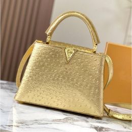 Designer Handbags Fashion Women Shoulder Bags Genuine Leather Crossbody Handbags Classic Capucines Purse Messenger Tote Bag