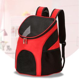 Strollers Mesh Cat Carrier Travel Bags Breathable Pet Carriers Small Dog Cat Backpack Travel Cage Pet Transport Bag Carrying For Cats