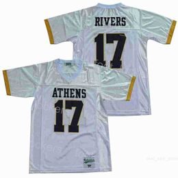 Football 17 Philip Rivers High School Jerseys St Michael Catholic University Pullover All Stitching Team White Moive Breathable For Sport Fans College Retire Man