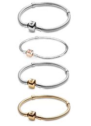 S925 Sterling Silver Classic Chain Charm Bracelets for Women Wholesale P Brand Luxury Designer Bead Pendant Bracelet Jewelry6603082