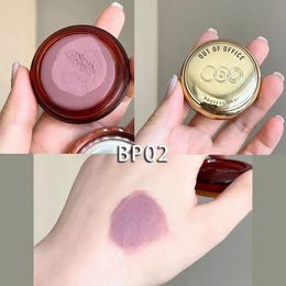 Blush OUTOFOFFICE Blush Makeup Matte Mousse Texture Eye Shadow Blush Cream Monochrome Blush Mud Silky Face Makeup Women Cosmetics 231124