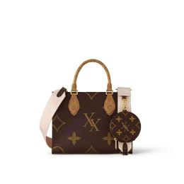 Leisure Fashion Women's Handbag Shoulder Bag Letter Surface Large Capacity Business Brown