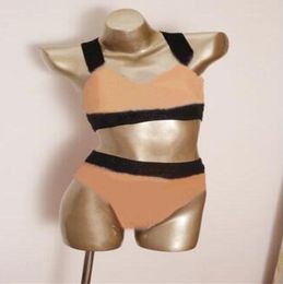 New Sexy Lady Bikini Swimsuit Designer Plaid Printed Brand Swimwear Bikini for Women Luxury Two-Piece Female Bikini Bathing Suit