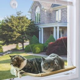 Cat Beds Hanging Window Seat Suction Cups Mount Detachable Bearing Hammock Soft Pet Shelf Resting Holder 20kg