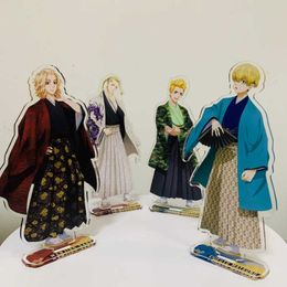 Keychains Japan Anime Tokyo Revengers Figure Mikey Ken Keisuke Chifuyu Cosplay Kimono Acrylic Stand Model Decor Standing Sign PropsKeychains