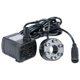 Pumps DC5.512V 12V24V 3W With 6 Waterproof LED Lights Colourful Light Submersible Water Pump Aquarium Fountain Air Fish Pond Tank
