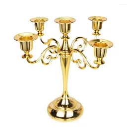 Candle Holders Elegant Holder Candlelight Dinner Enhance The Ambiance Of Restaurants And Els Made Durable Alloy Material
