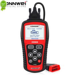 KONNWEI KW808 OBD 2 Autoscanner OBD2 Auto Automotive Diagnostic Scanner Tool Engine Fualt Code Reader Odb Tools für Autos