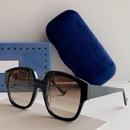 Large frame sunglasses for women G0740S Luxury brand UV resistant sunglasses Retro full frame fashionable glasses for men