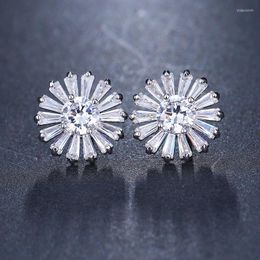 Dangle Earrings Emmaya Women First Choice Exquisite Radial Shape Flower ColorJewelry Charming Design Studs For Girl Ear Jewellery Gift