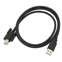 USB-Printer-Cable 2.0 with Screws for Fixing The A-male To B-male Printing Data Cable 1.5/3/5m