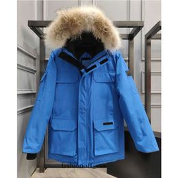 Mens Canadian Winter Jackets Thick Warm Down Men Parkas Clothes Outdoor Fashion Keeping Couple Live Broadcast Coat Women Gooses 807 372