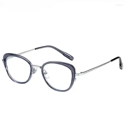 Sunglasses Frames 47mm Women's Glasses Fashion Titanium Retro Optical Anti-Reflective Lenses Myopia Reading Optics Frame Prescription