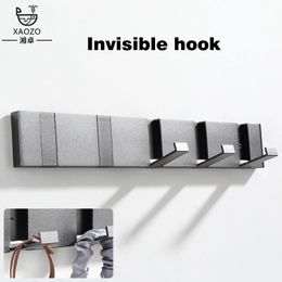 Towel Racks Behind the Door the Luxurious Clothes Hooks in the Bathroom Hang on the Wall and Hide the Folding 231124