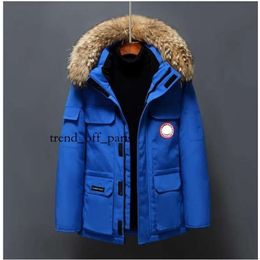 Women's and Men's Down Jacket Winter New Canadian Style Overcame Lovers' Working Clothes Thick Goose Down Jacket Men Clothing US SIZE S--4xl 788