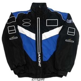 Autumn Vintage F1 Jacket And Black Winter Full Embroidered Cotton Clothing F1 Formula One Racing Jacket Spot Sales 5N7L