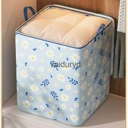 Storage Boxes Bins Quilt Organizer Bag With Lids Clothes Large Capacity Luggage Moisture-Proof Household Space Savingvaiduryd