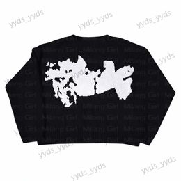 Men's Sweaters Y2K 2022 Sweater Autumn and Winter Fashion Casual Men's Pullover Loose graphics O-neck Knit Harajuku Street Knit Sweater T231127