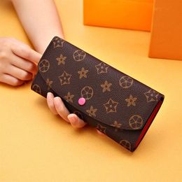 High quality Designer Wallets Holders Female long zipper purse girl card bag purse moneybag273f