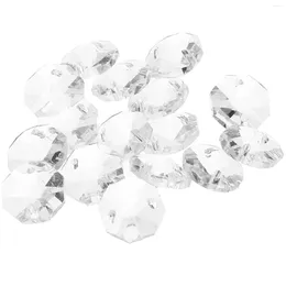 Curtain 100 Pcs Clear Beads Decorative Glass Kit Beach Charms DIY Jewelry Making Beading Kits