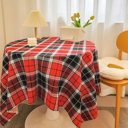 Table Cloth Plush Tablecloth Decoration Accessories Round Cute Desk Decor