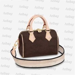 Speedy Bandouliere 20 Designer Bags M45957 Monograms canvas textile wide strap classic design Padlock Boston travel bag 20cm228C