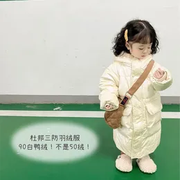 Down Coat Winter DuPont Three-proof 90 White Duck Jacket 2023 Children Clothing Girl Korean Version Of