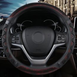 Steering Wheel Covers Car Carbon Fiber Cover 38cm For E38 E39 E46 X3 X5 Z3 Z4 1/3/5/7 Series Auto Interior Accessories Styling