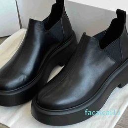 Designers The Shoes Women shoes Dress Rois thick soled short boots of the original factory women's minority bare boots Size