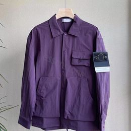 Nuovo designer pietre isole giacche a maniche lunghe badge cerniera cp giacca casual cappotto veste pietra di pietra autunno pietre isole 399