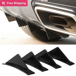 4PCS New Fashion Arrival Universal Car Rear Bumper Diffuser Car Back Bumper Spoiler Splitter Car-Styling Car Accessories