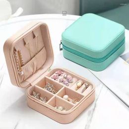 Jewellery Pouches Storage Box Single Layer Large Capacity Multi-function Wear-resistant Good Sealing Earrings Display Case For Home