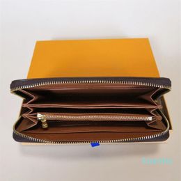 ZIPPY WALLET VERTICAL the most stylish way to carry around money cards and coins famous design men leather purse card holder long 260Y
