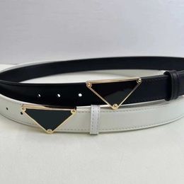 Luxury Designer Belt Fashion Classic Men Women Leather Belt Width 2.8cm Gold Silver Smooth Buckle Belts Size 90-125cm