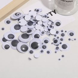 Craft Tools Wiggle Googly Eyes Black with Self-Adhesive 10mm-30mm Mixed for Creative DIY Crafts Decorations