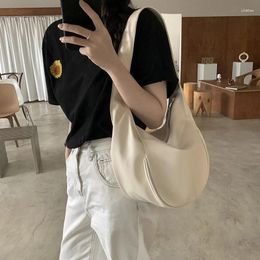 Evening Bags Casual Shoulder For Women 2023 Fashion Hobo Large Capacity PU Leather Crossbody Bag Female Underarm Dumpling Handbag Purse