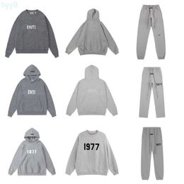 Men's Hoodies Essentialhoodies Man Tracksuit Designer Tracksuit Casual Pullover Letter Printed Sweat Couples Clothing Essentialsweatpants Size S-xl