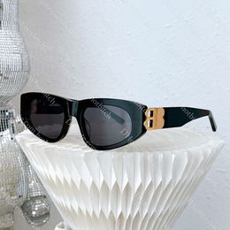 Cat Eye Sunglasses For Women Luxury Designer Sunglasses Fashion Gold Letter Sun Glasses Classic Black Lens Eyeglass With Box