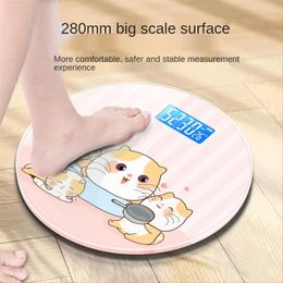 Scales Weight Scale Shows Weather Temperature Home Bathroom Body Digital Scale With Electronic Smart LCD Display Bathroom Accessories