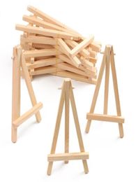 Mini Wood Display Easel Painting Tripod Tabletop Holder Stand for Small Canvases Business Cards Signs Pos XBJK22072190890