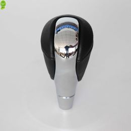 New Black Leather Mirror Chrome Shift Knob for Toyota Lexus ES330 ES350 GS460 IS250 LX470 LS460 RX350 RX400H LX RX450H SC430 CT200H